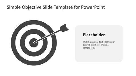 Simple Objective Slide Template for PowerPoint