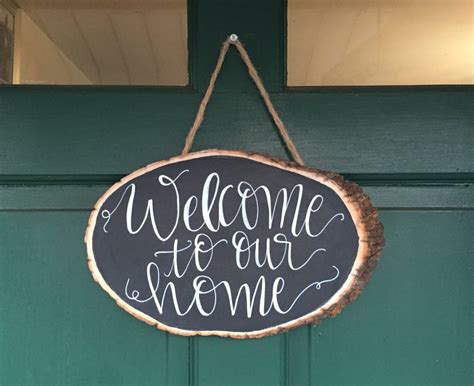 Welcome to Our Home Sign - Etsy