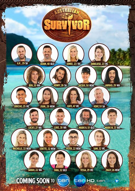 Australian Survivor Season 2 cast poster – Ryno's TV