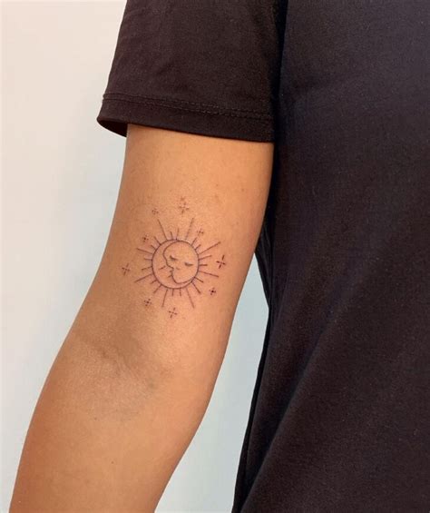 Tatuagem de sol e lua: 55 ideias que vão te encantar