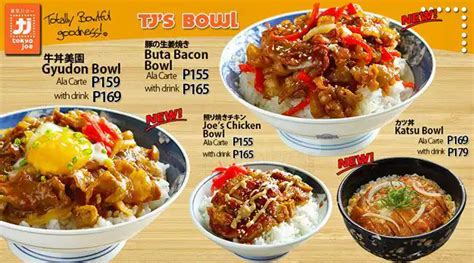 Menu at Tokyo Joe restaurant, Quezon City, Fairview Terraces