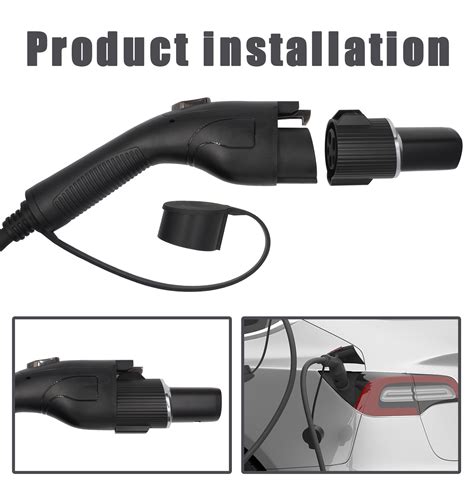 Electric Vehicle Charging Adapter Ev Charging Connector Adapter Type 1 ...