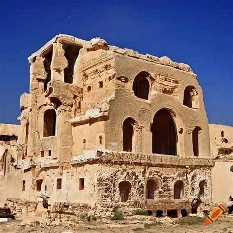 Umayyad Caliphate architecture for presentation on Craiyon