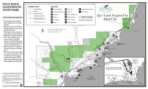 Split Rock Lighthouse State Park Map