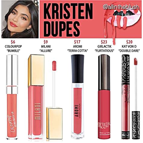 Kylie Jenner lip kit dupes for Kristen | Makeup dupes, Kylie jenner lip ...