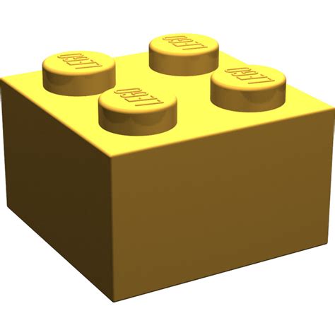 LEGO Pearl Light Gold Brick 2 x 2 (3003) | Brick Owl - LEGO Marketplace