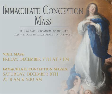 Immaculate Conception Mass – St.Louise de Marillac