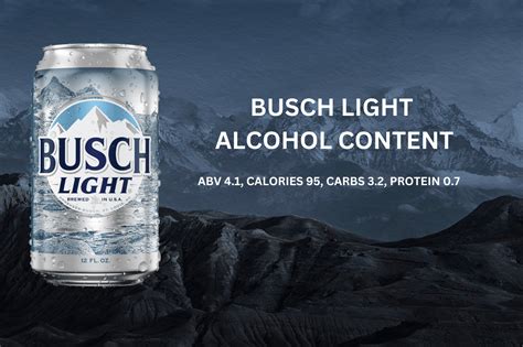 Busch Light Alcohol Content - Beer is my life