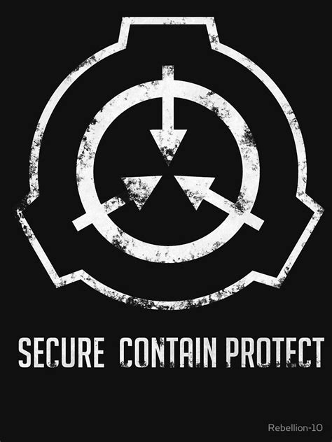 SCP: Secure. Contain Protect by Rebellion-10 | Redbubble | Scp, Scp cb, Scp 049