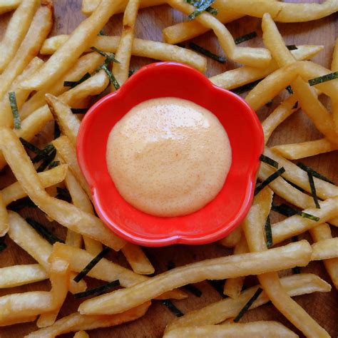 Miss Mochi's Adventures: Fries with Mentaiko Mayo Dipping Sauce