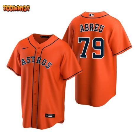 Houston Astros Jose Abreu Orange Alternate Replica Jersey