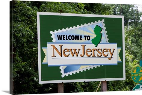 Welcome To New Jersey Sign | Great Big Canvas