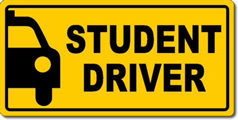 Student Driver Printable