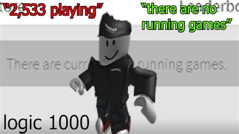 Roblox Logic At Its Finest - YouTube