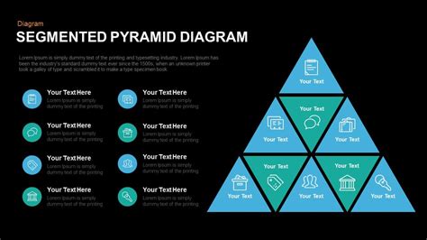 Segmented Pyramid Diagram PowerPoint Template & Keynote template