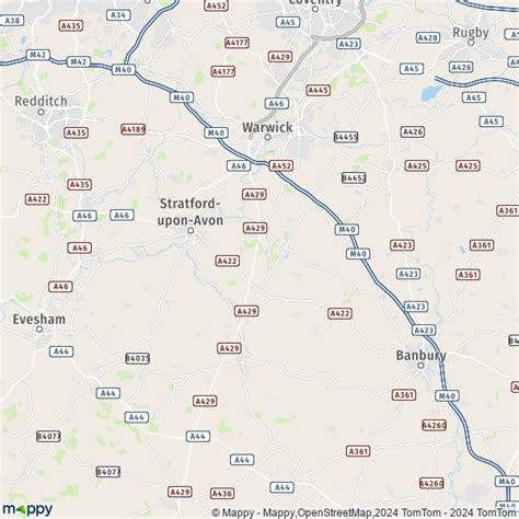 Map Shipston-on-Stour: map of Shipston-on-Stour (CV36 4) and practical ...