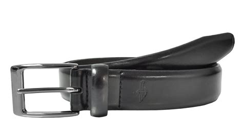 Dockers Men's Big & Tall 1 1/4 Inch Leather Feather Edge Dress Belt ...