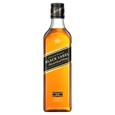 Johnnie Walker Black Label Blended Scotch Whisky, 375 mL (80 Proof ...