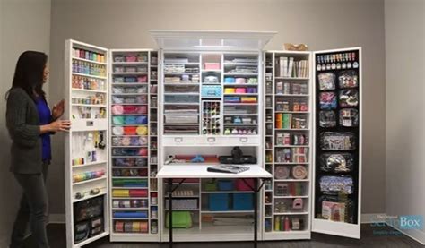 The Ultimate Craft Station Cabinet - Awesome Stuff 365