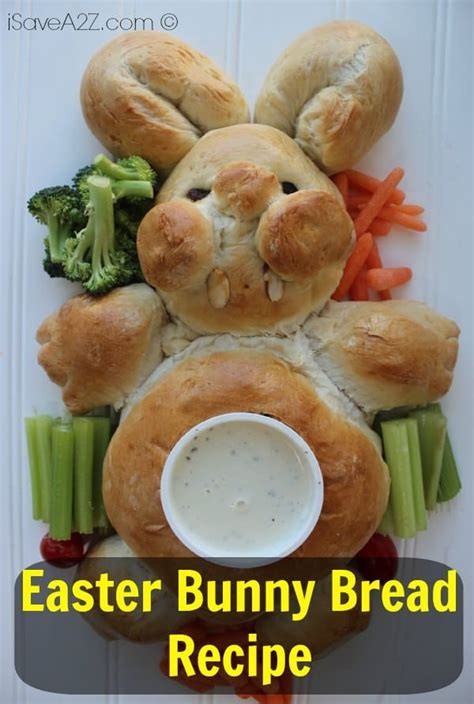 Easter Bunny Bread Recipe - iSaveA2Z.com