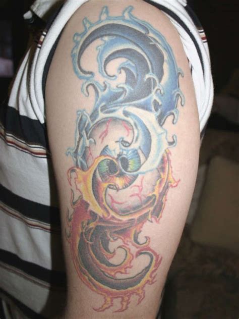 Fire Water Tattoo Pictures to Pin on Pinterest | Water tattoo, Fire tattoo, Tattoos