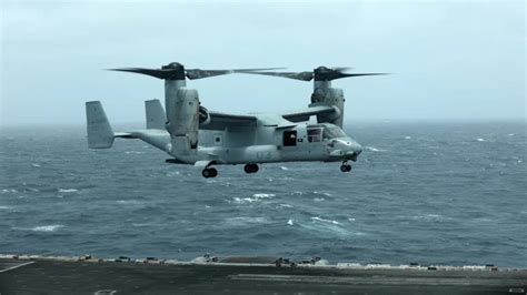 In Pics: US Osprey aircraft crashes off coast of Japan