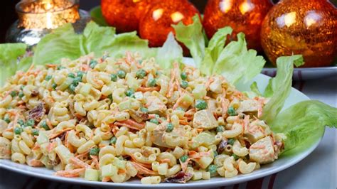 ENSALADA DE CODITOS CON POLLO PARA FIESTAS ECONÓMICA RENDIDORA Y ...