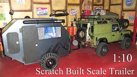 Scratch Built 1/10 Scale Overland Camper Trailer - YouTube