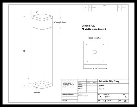 Metal Top Square Bollard - Primelite Manufacturing