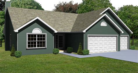 Modern 3 Bedroom House Plans With Garage - pic-weiner