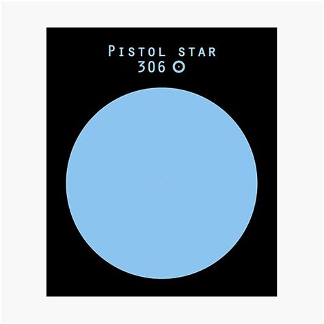 "Pistol star - Sun size comparison" Photographic Print for Sale by MetaPhyStore | Redbubble