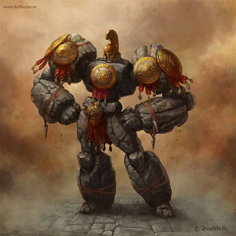 Golems - Concept art by Ketka on Behance