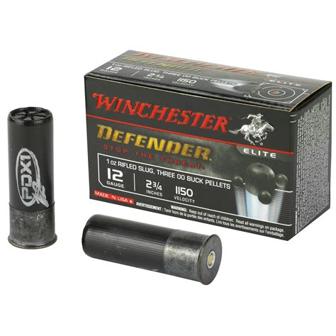 Winchester PDX1 Defender 12GA Self-Defense Ammunition - 2.75" Shell - 1 ...