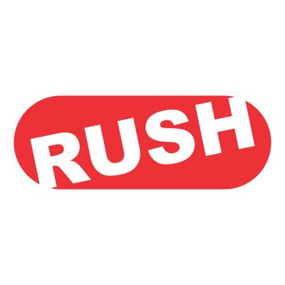 RUSH Office Stamp - Retro Design