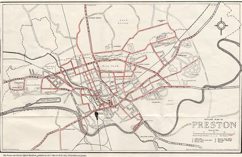 Preston Corporation Bus Route Map 1956 | TO ENLARGE - either… | Flickr