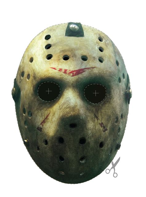 Friday the 13th Jason Cut-Out Mask | Blood Curdling Blog of Monster Masks