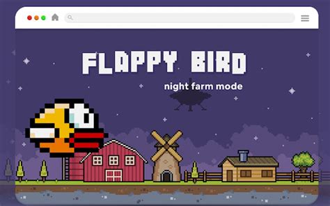 Flappy Bird (Night farm mode) for Google Chrome - Extension Download