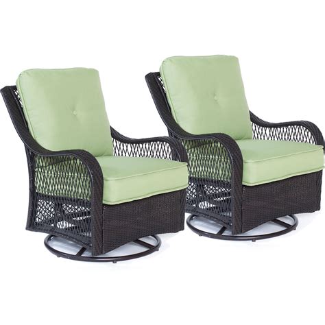 Hanover Orleans Outdoor Swivel Rocking Lounge Chairs - Walmart.com