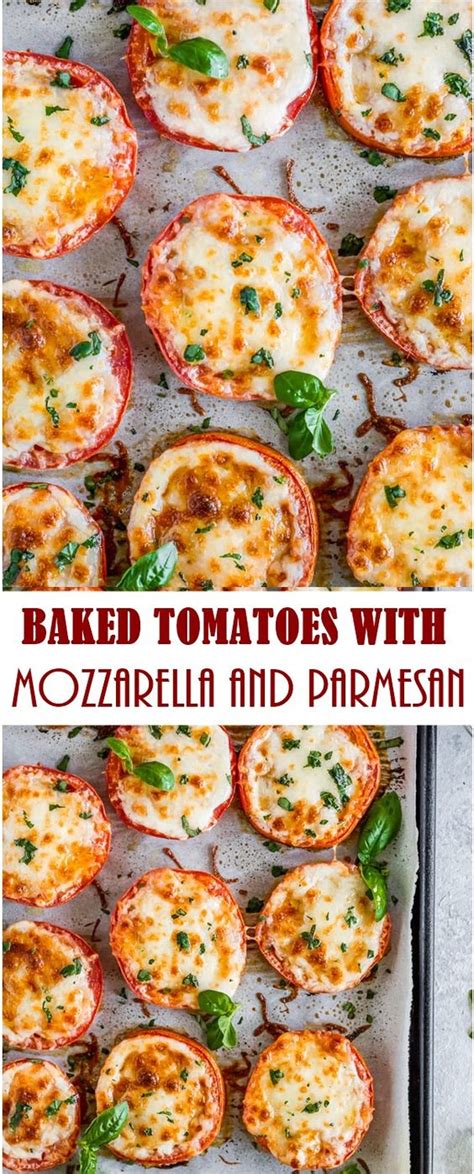 Baked Tomatoes with Mozzarella and Parmesan - easy booking