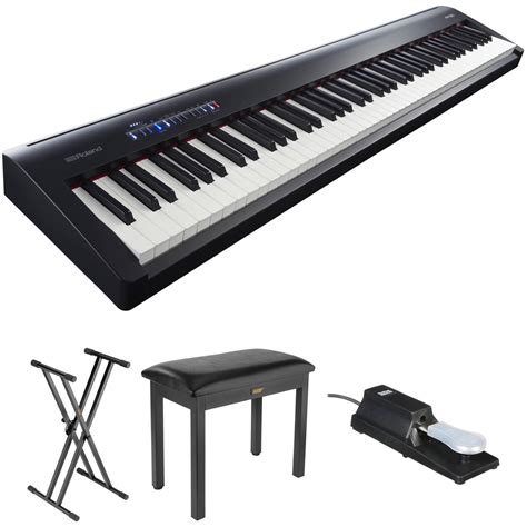 Roland FP-30 Digital Piano Kit with Stand, Bench, and Sustain