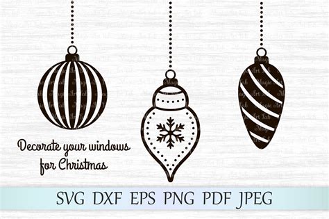 Christmas balls SVG, Christmas ornaments svg, Christmas svg, Clipart By ...