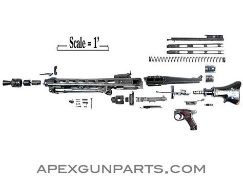 M53 Belt Fed Parts Set, 8X57/8MM *Good* Yugoslavian - $364.89 | gun.deals