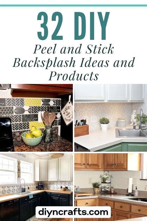 32 DIY Peel and Stick Backsplash Ideas and Products – Make House Cool