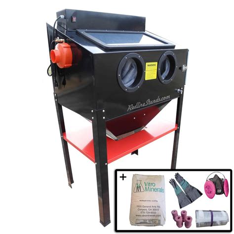 Redline RE36DL Double Light Abrasive Sand Blasting Cabinet