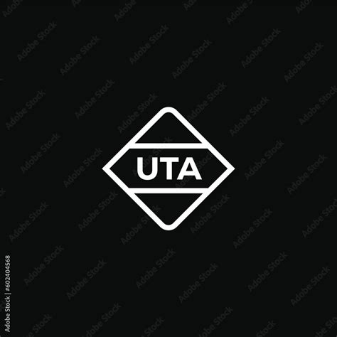 UTA letter design for logo and icon.UTA monogram logo.vector ...