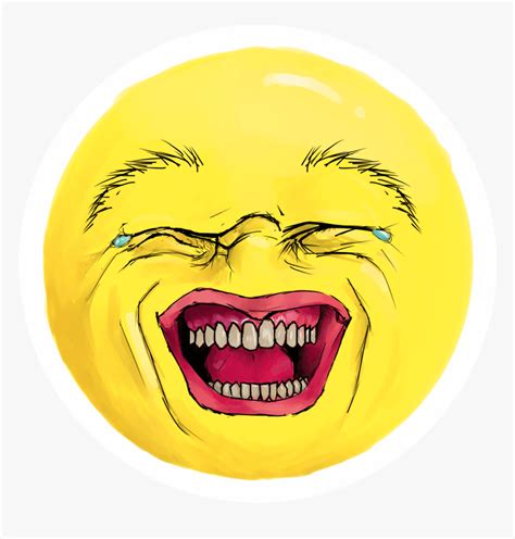 Crying Laughing Emoji Png - Realistic Laughing Crying Emoji, Transparent Png - kindpng