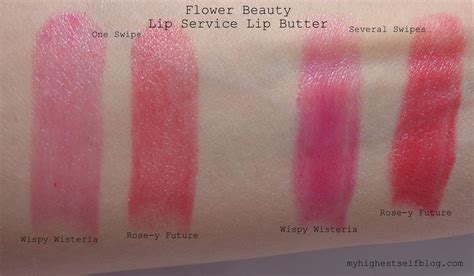 Flower Lipstick Swatches