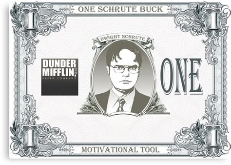 "Schrute Bucks" Canvas Print by pickledbeets | Redbubble