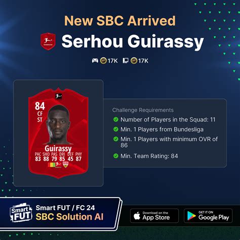 New SBC: Serhou Guirassy : r/fut