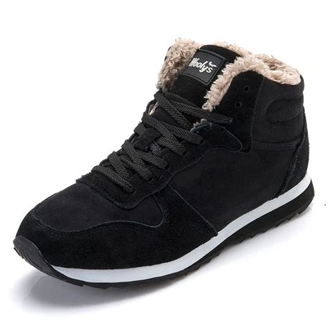 Shoes Men 2018 Winter Men Sneakers Snow Warm Fur Men Casual Shoes Lace Up Krasovki Malle shoes ...